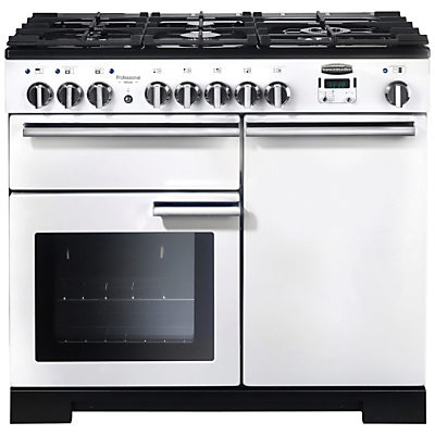 Rangemaster Professional Deluxe 100 Dual Fuel Range Cooker White Rangemaster Professional Deluxe 100 Dual Fuel Range Cooker White